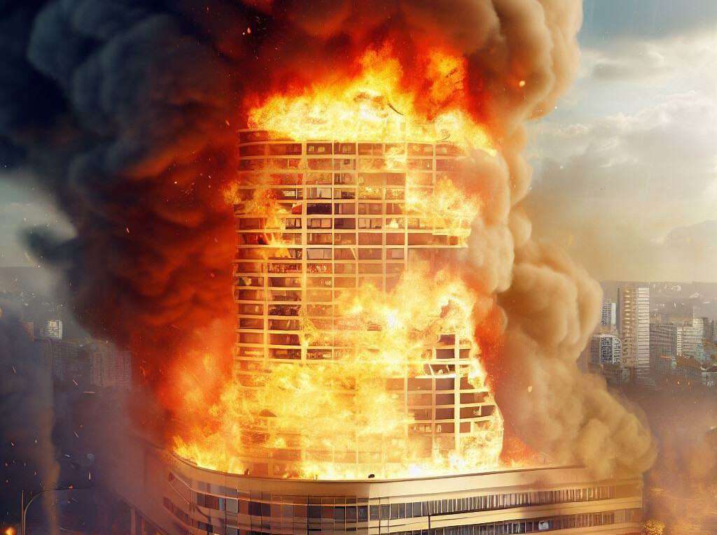 Edifício Joelma on fire