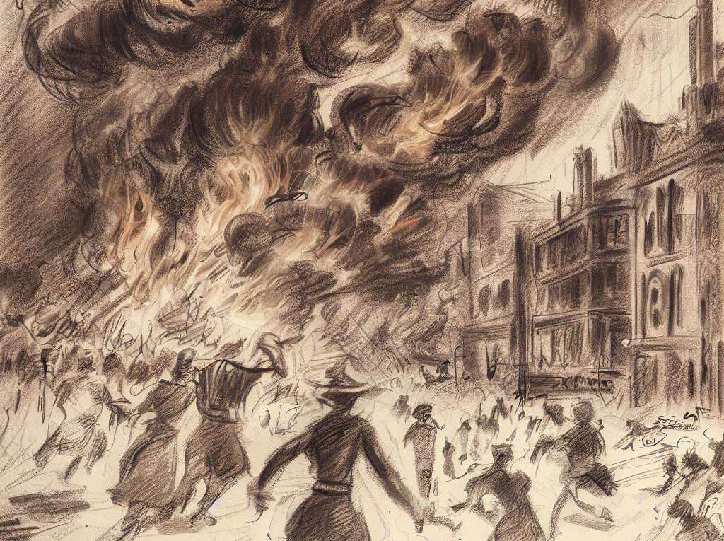 Chicago fire in 1871